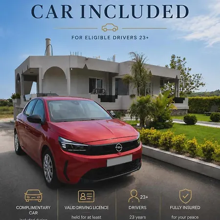 Giota Luxury Living With Private Jacuzzi And Free Car Theológos